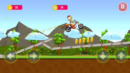 Chick Climber: Motorbike Game