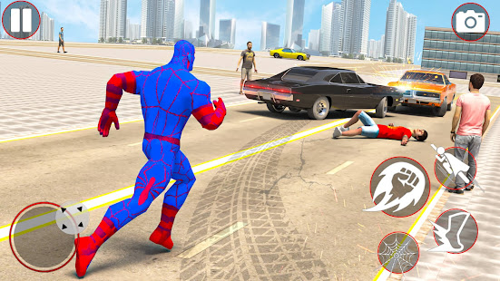 Spider Police Robot Superhero Rescue Mission 1.74 APK screenshots 4