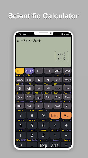 Android application Advanced Scientific Calculator screenshort