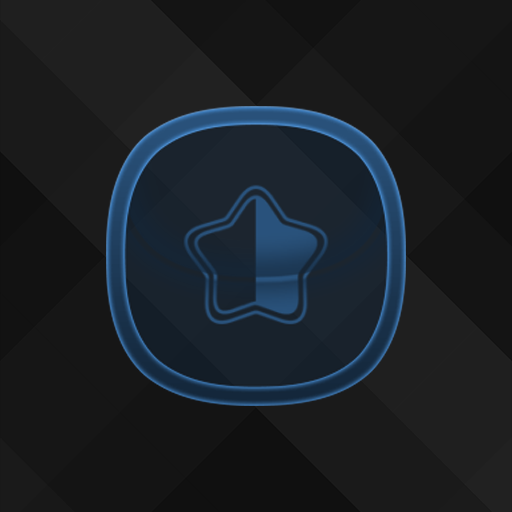 Matte Glass Blue Icon Pack logo