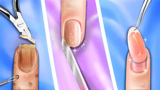 Android application Nail Art Salon Girls Game screenshort