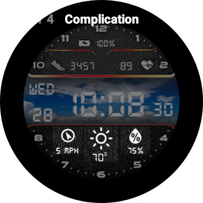 N-SPORT617 Digital Color Face screenshot 12