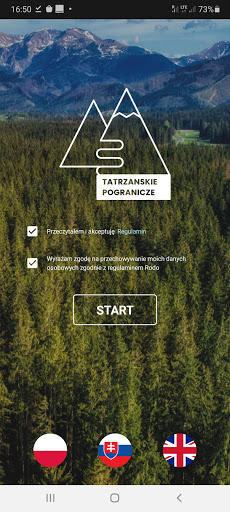 Android application Tatrzańskie pogranicze screenshort