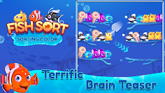 Fish Sort: Sorting Color - Screenshot 4