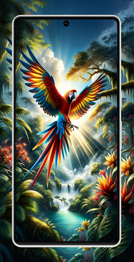 Screenshot of Parrot Wallpapers Cute 4K - HD