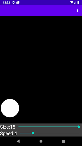 Android application Dynamic visual acuity training screenshort