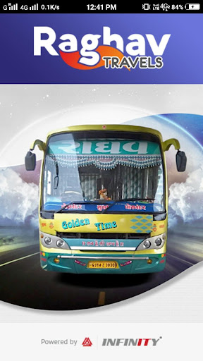 Android application Raghav Travels screenshort