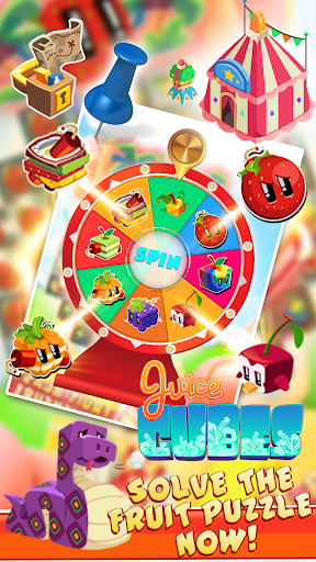 Screenshot of Juice cube: Match 3 Fruit Game