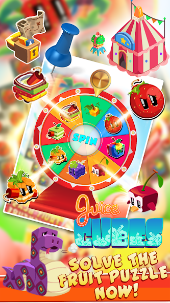 Juice cube: Match 3 Fruit Game banner
