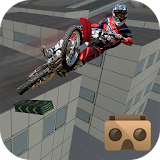 Crazy Motorcycle Roof Jump VR icon