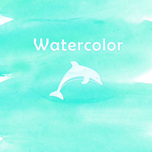 イルカ壁紙 Watercolor Google Play のアプリ
