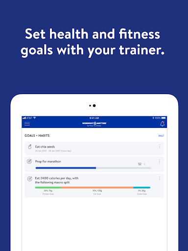 Screenshot of Workout Anytime Go