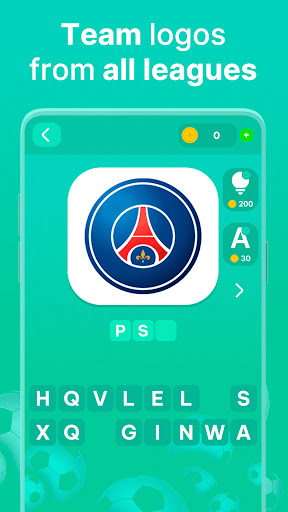 Guess the Soccer Logo Quiz Screen 2