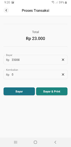 Micro-C POS Aplikasi Kasir Screen 3