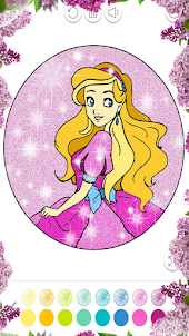 Coloring Princess Girls Book 2