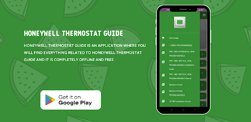 Android application honeywell thermostat guide screenshort