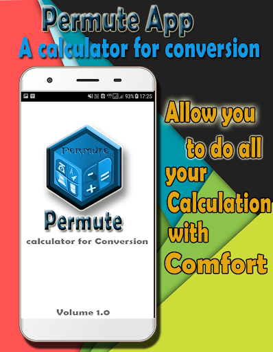 Android application Permute App - Calculator cum U screenshort