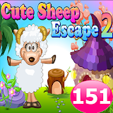 Cute Sheep Escape 2 Game 151 icon