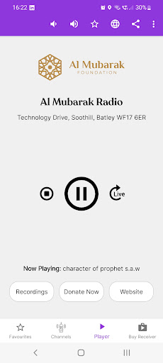 eMasjid Live Screen 2
