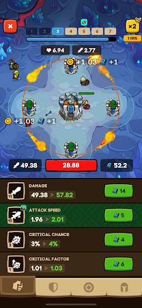Game screenshot Apexlands- idle tower defense hack