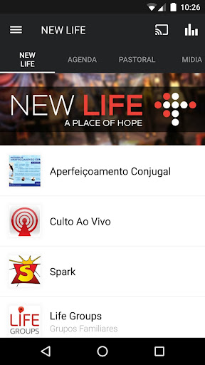 Android application NEW LIFE US APP screenshort
