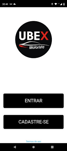 Android application Ubex - Motorista screenshort