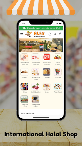 Android application Alfu International Supermarket screenshort