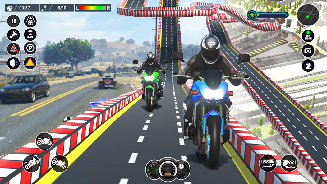 Highway Bike Riding Game 2.8 APK + Mod (Unlimited money) for Android
