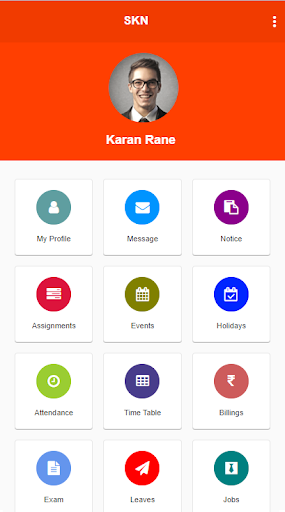 Android application SKN e-Connect screenshort