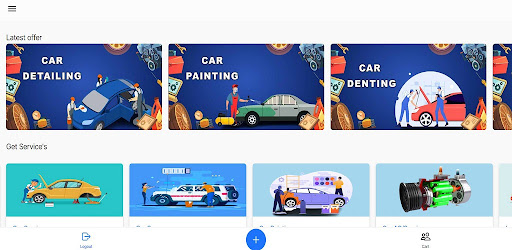 Android application Car Saloon 4W screenshort
