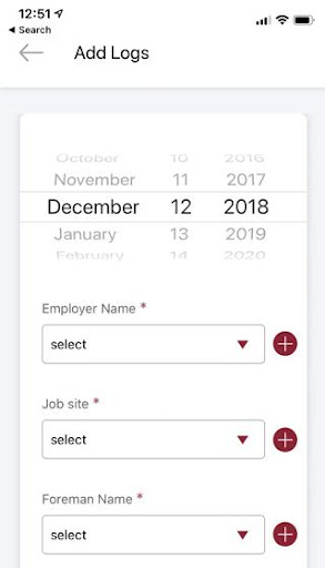 Aiello Digital Daily Logbook Screen 2