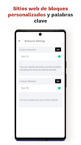 Captura de Pantalla 3 Porn Block Plus - Bloqueador android