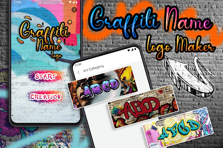 Captura de Pantalla 1 Graffiti Name Logo Maker android