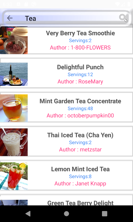 Tea recipe: Camellia sinensis - 7.0 - (Android)