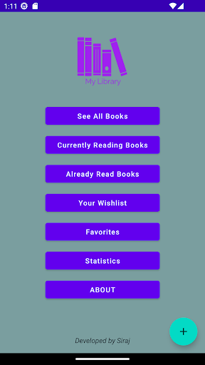 Android application My Library - Books Collection screenshort