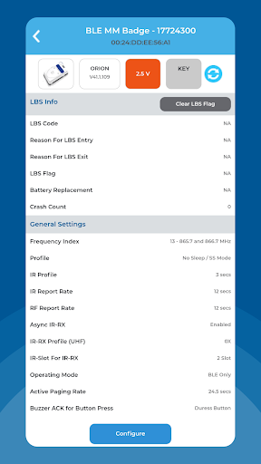 Andromeda BLE Tag Manager