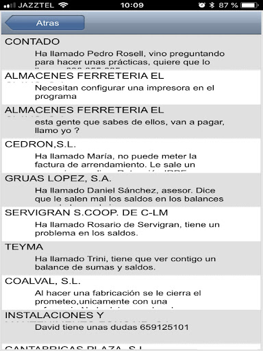 Prometeo Partes Screen 3