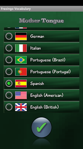 Android application Learn English Vocabulary screenshort