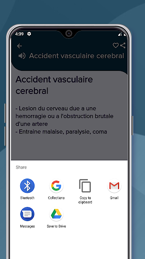 Dictionnaire Médical Français Screen 3