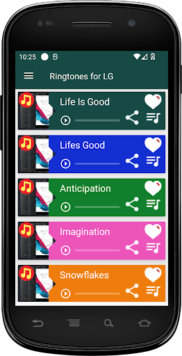 Android application Old Rngtones for LG Phones screenshort