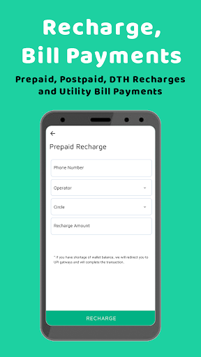 planArecharge – Recharges, Bil Screen 3