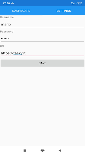 Android application Tasky screenshort