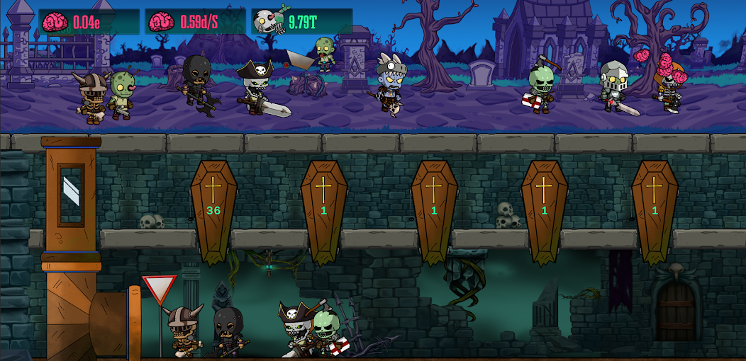 Idle Graveyard -Undead clicker 1.0.7 APK + Мод (Unlimited money) за Android