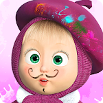 Cover Image of Download Masha and the Bear: Free Coloring Pages for Kids 1.6.9 APK