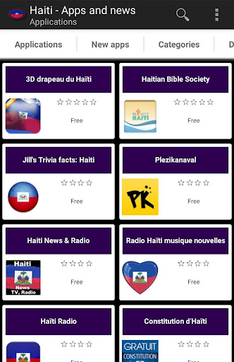 Android application Haitian apps and games screenshort