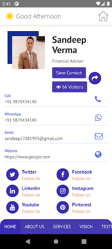 Android application Sandeep Verma & Associates screenshort