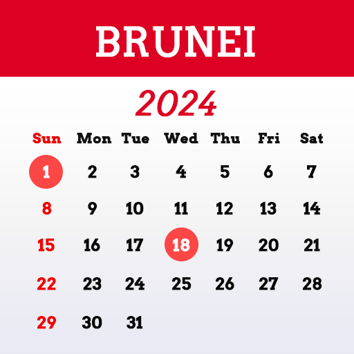 Brunei Calendar 2024