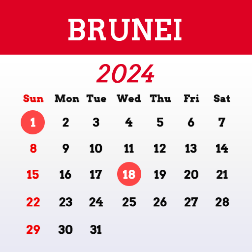 Brunei Calendar 2024 logo