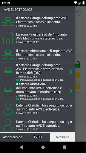 Mio Antifurto Screen 2