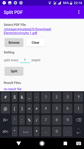 Split PDF Pages Screen 3